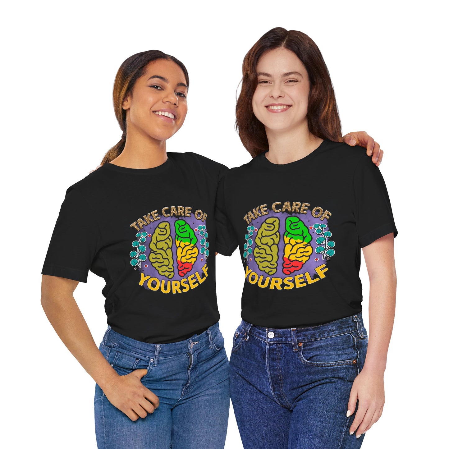 Take Care of Yourself Tee - Unisex Inspirational Jersey Short Sleeve Shirt