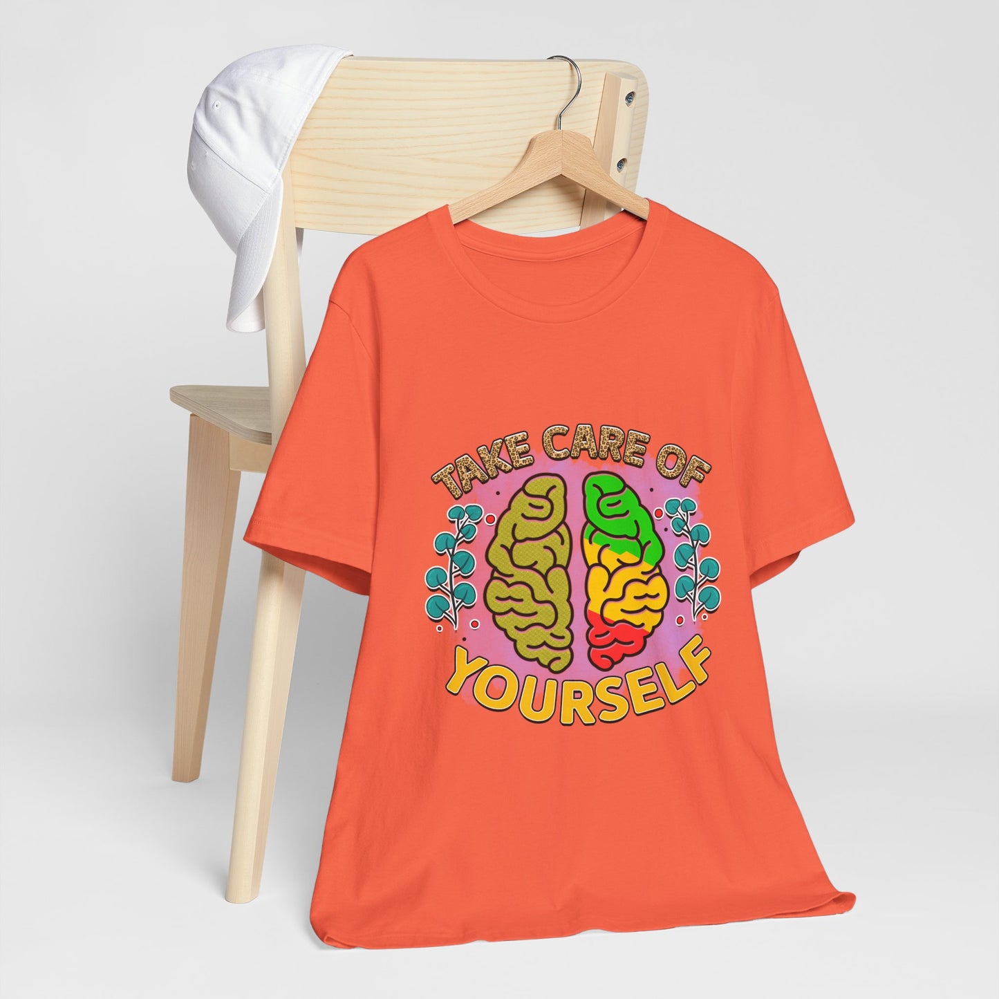 Take Care of Yourself Tee - Unisex Inspirational Jersey Short Sleeve Shirt