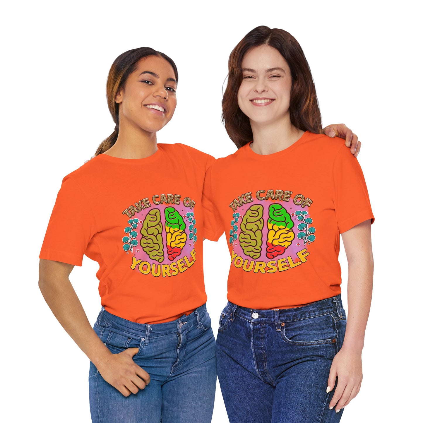 Take Care of Yourself Tee - Unisex Inspirational Jersey Short Sleeve Shirt