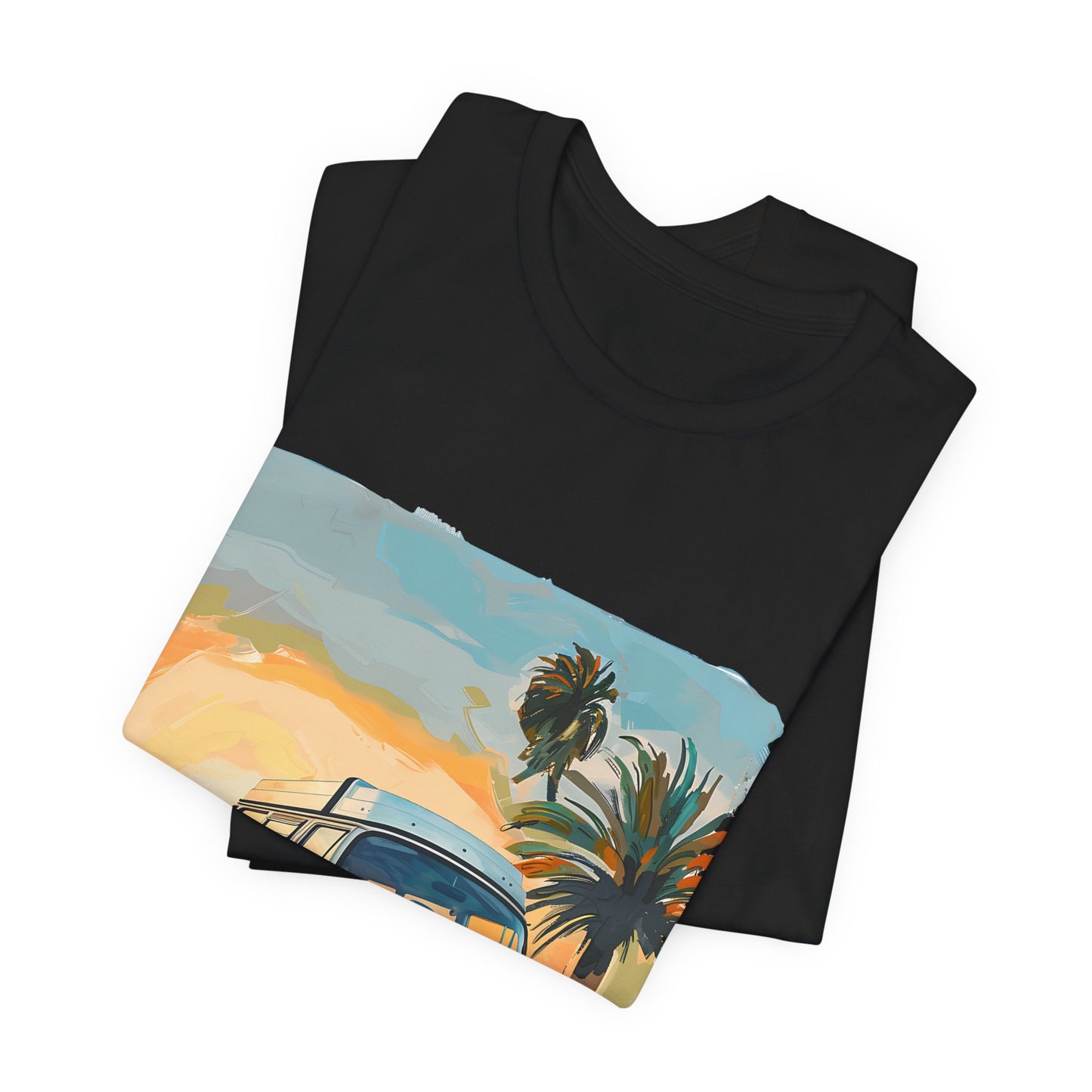 Catch the Sunset Wave Unisex Tee - Vibrant Summer Vibes - Modern District