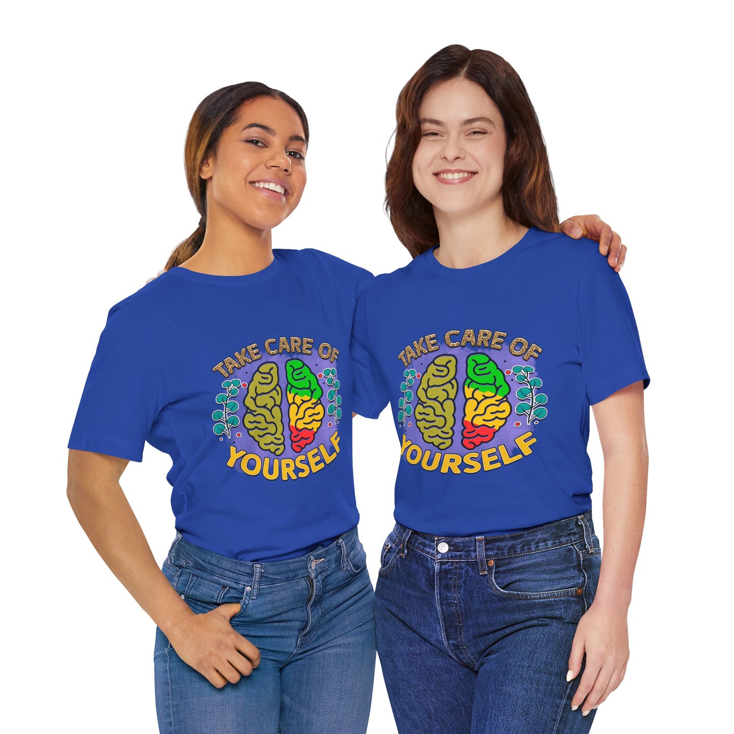 Take Care of Yourself Tee - Unisex Inspirational Jersey Short Sleeve Shirt