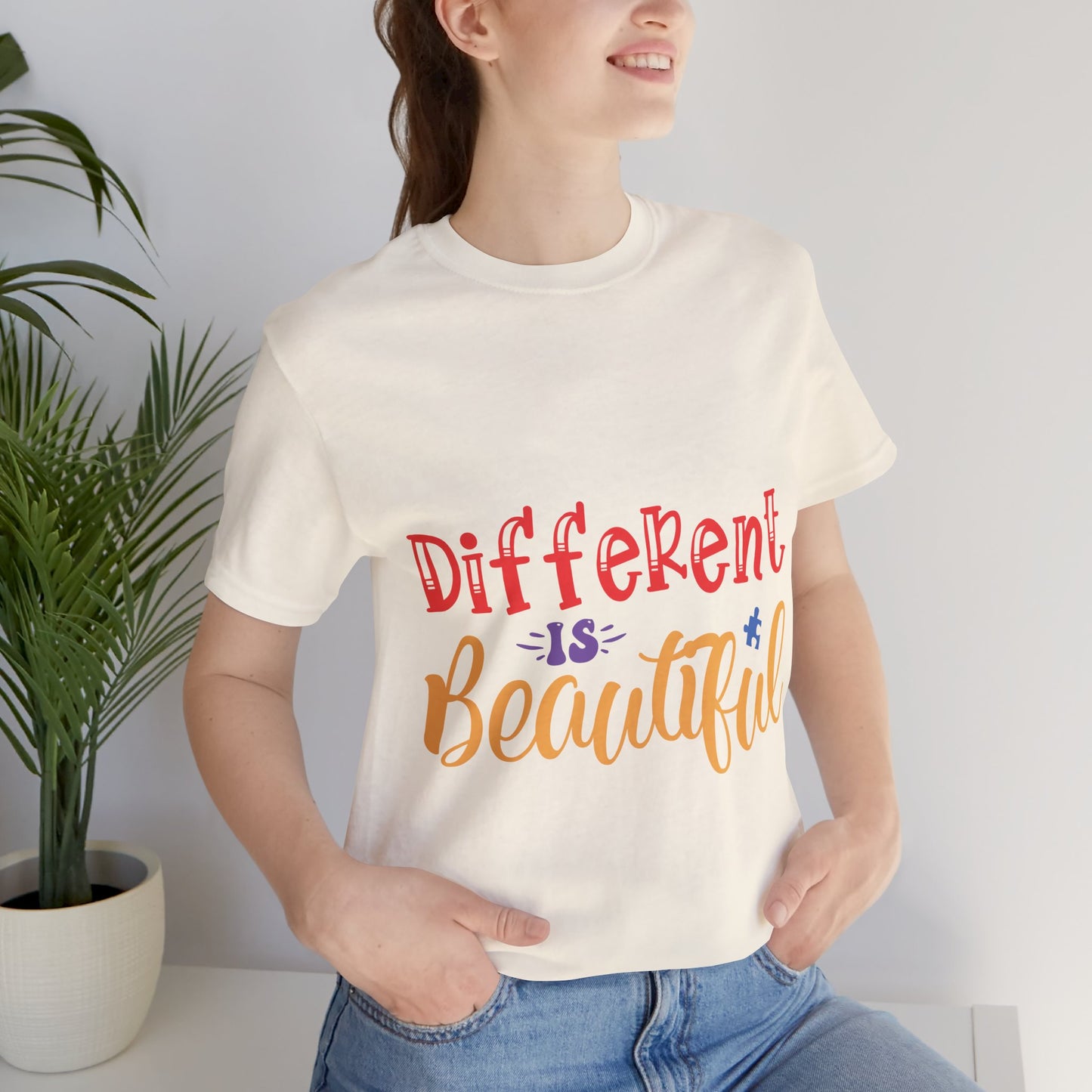 Inspirational Tee - 'Different is Beautiful' - Modern District