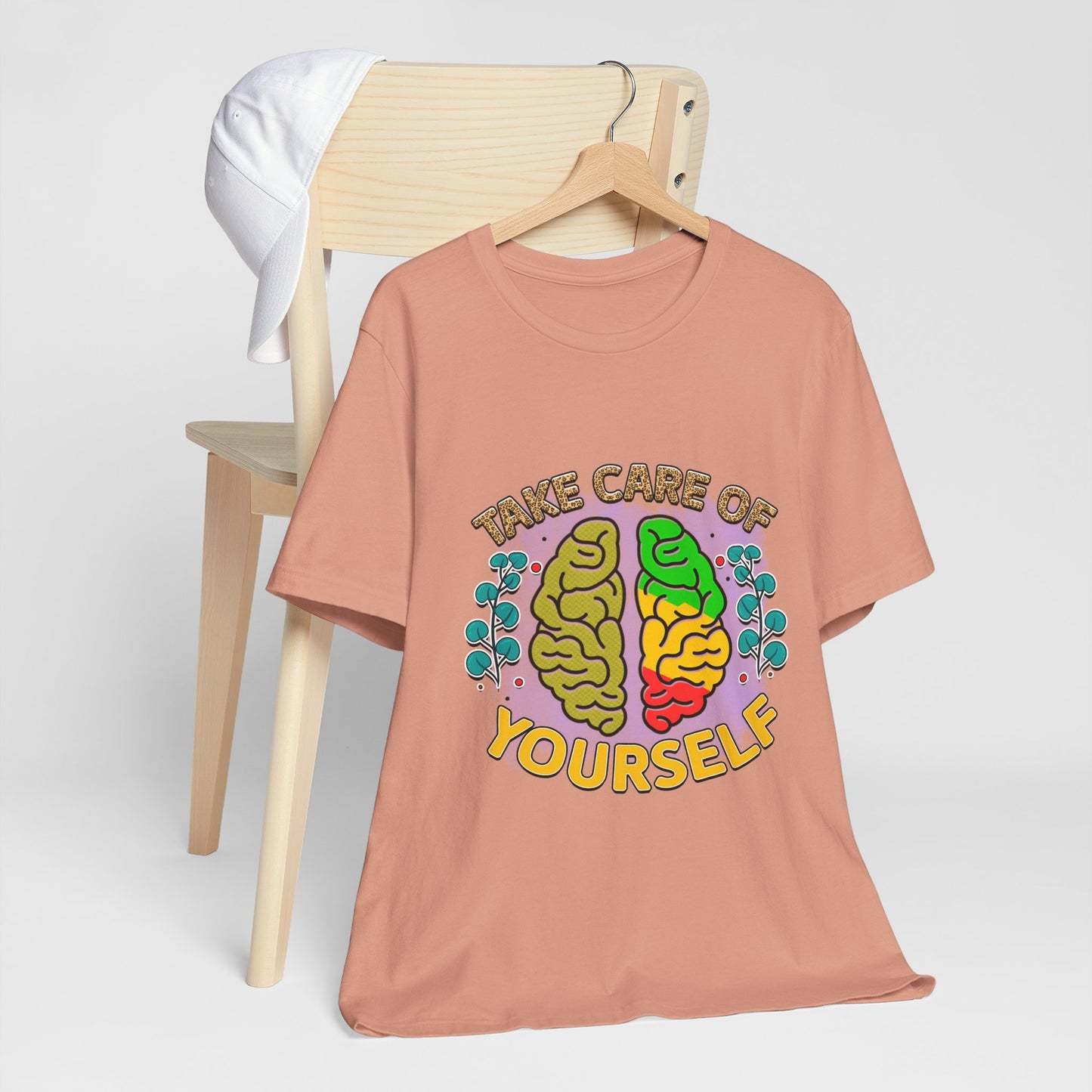Take Care of Yourself Tee - Unisex Inspirational Jersey Short Sleeve Shirt