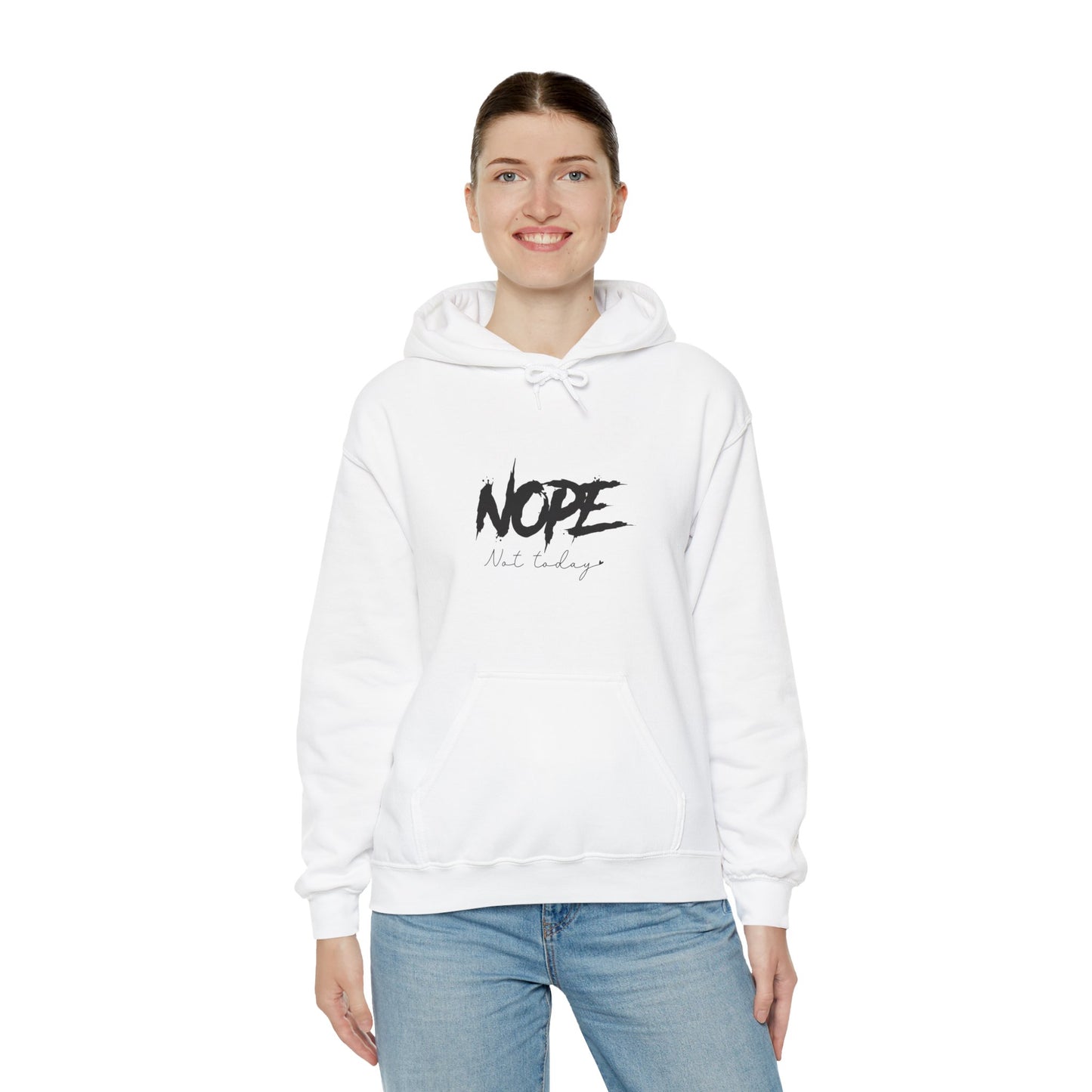 Beach Life Hooded Sweatshirt with NOPE Design - Perfect for Summer Vibes - Modern District