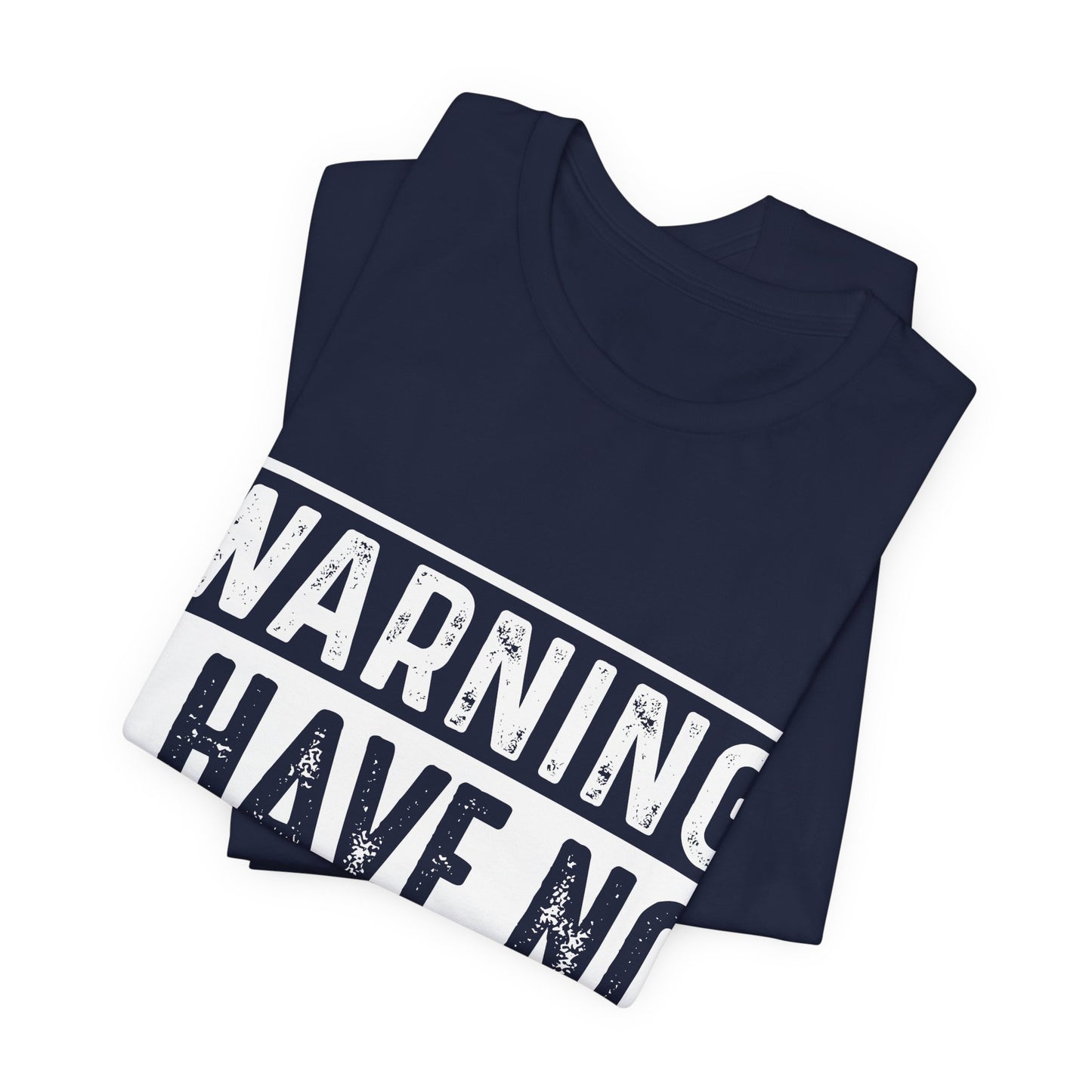 "Warning: I Have No Filter" Unisex Jersey Tee - Fun Statement T-Shirt for Casual Wear - Modern District