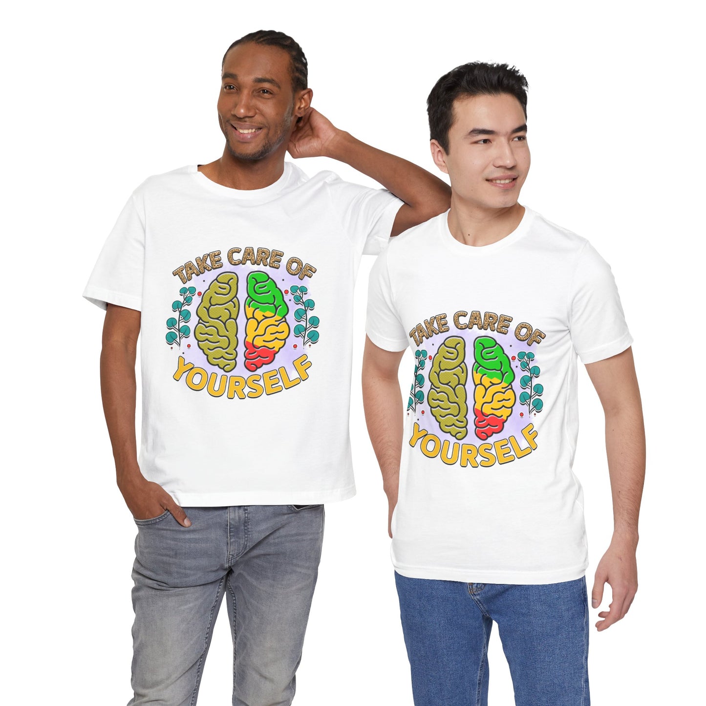 Take Care of Yourself Tee - Unisex Inspirational Jersey Short Sleeve Shirt