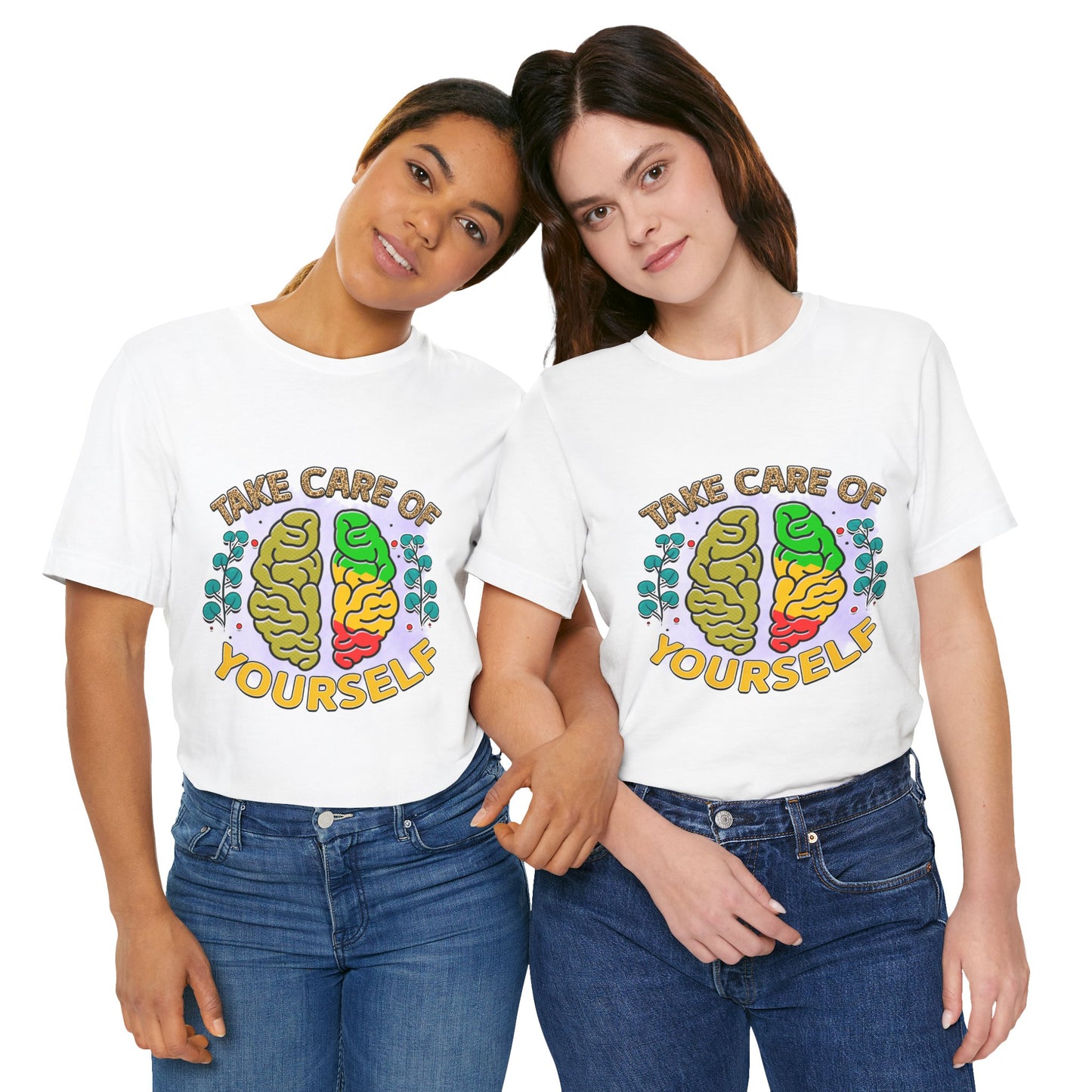 Take Care of Yourself Tee - Unisex Inspirational Jersey Short Sleeve Shirt