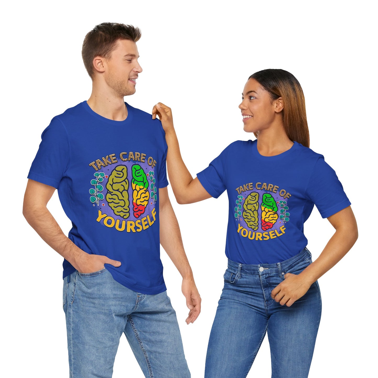 Take Care of Yourself Tee - Unisex Inspirational Jersey Short Sleeve Shirt