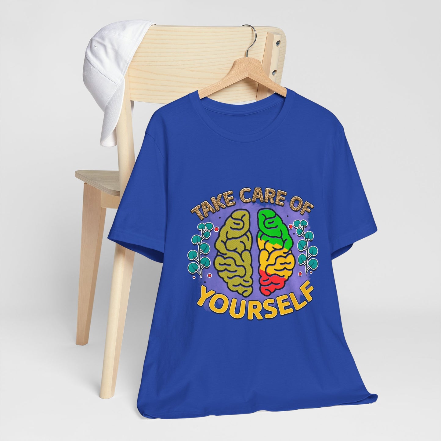 Take Care of Yourself Tee - Unisex Inspirational Jersey Short Sleeve Shirt