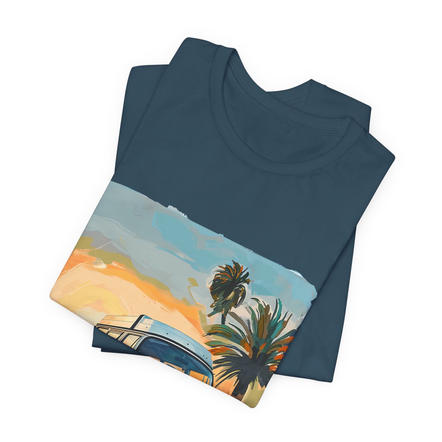 Catch the Sunset Wave Unisex Tee - Vibrant Summer Vibes - Modern District