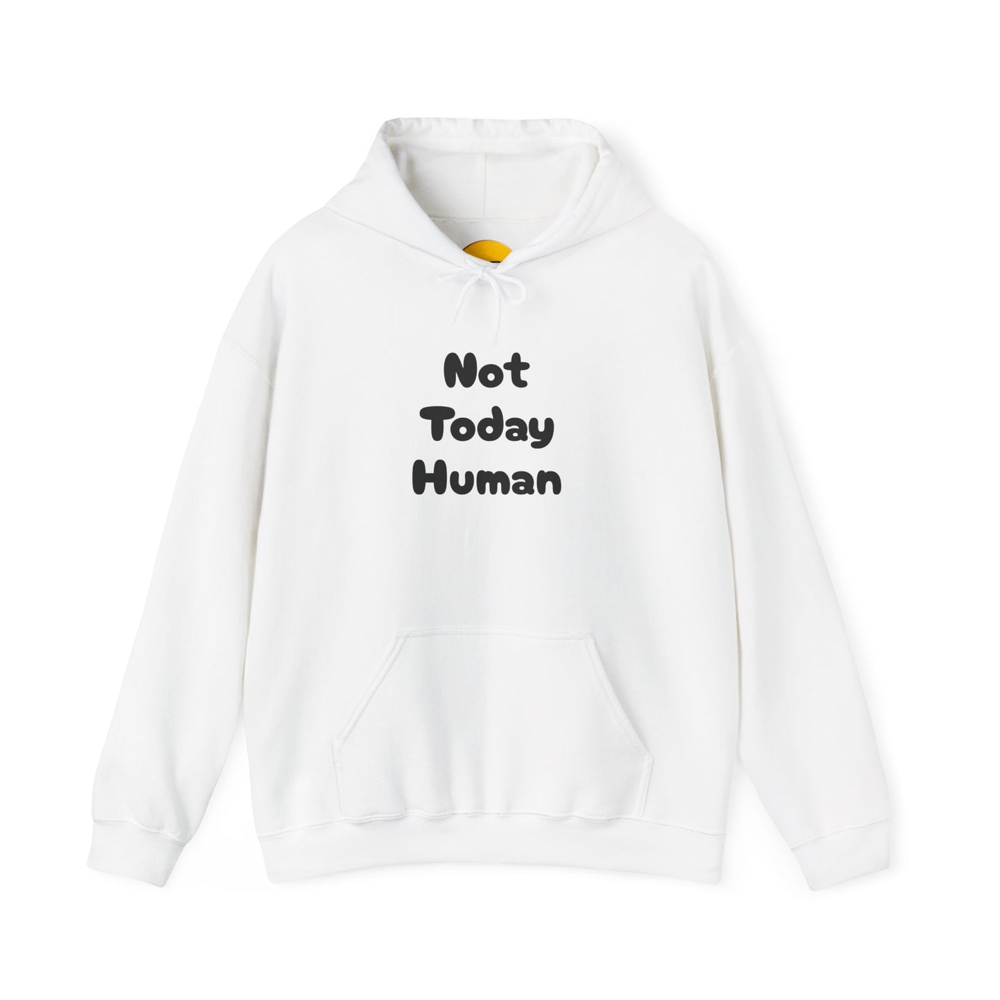 Not Today Human Unisex Hoodie - Funny Cat Design for Chill Days - Modern District
