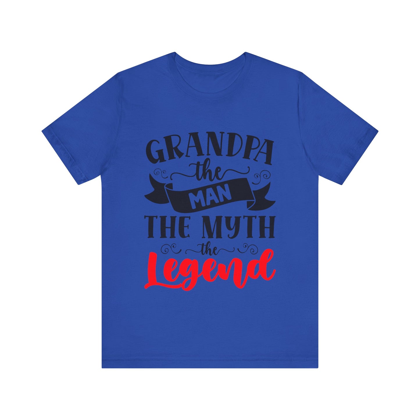 Grandpa The Man The Myth The Legend Tee - Unisex Jersey Short Sleeve T-Shirt for Father's Day & Gifts - Modern District
