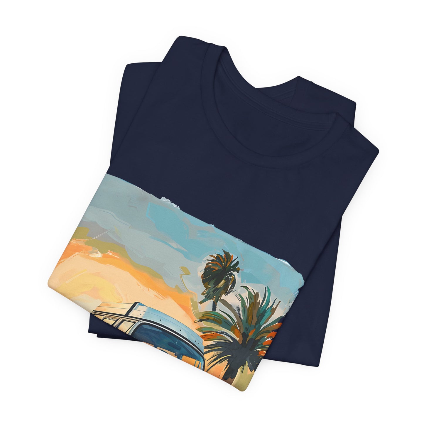 Catch the Sunset Wave Unisex Tee - Vibrant Summer Vibes - Modern District