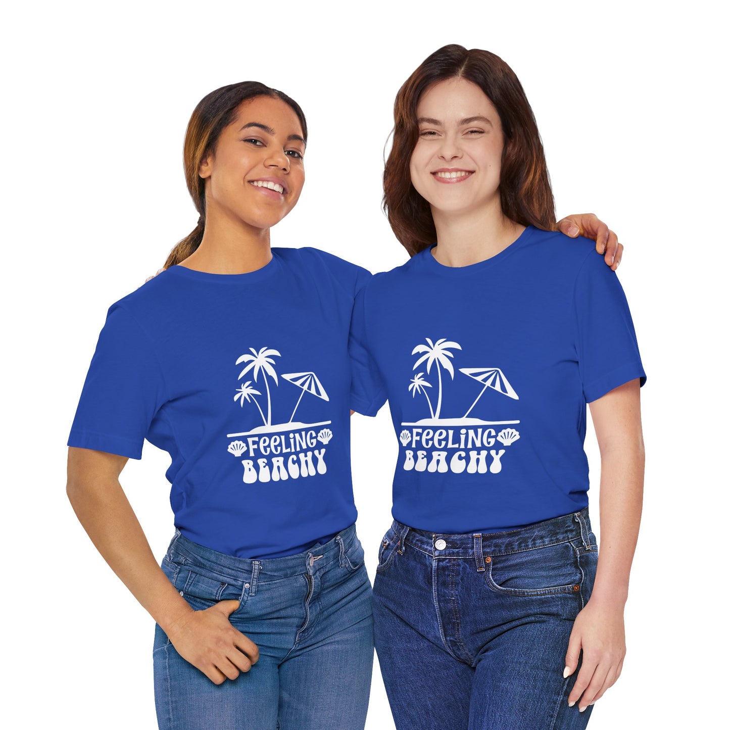 Feeling Beachy Unisex Jersey Short Sleeve Tee - Summer Vibes T-Shirt - Modern District