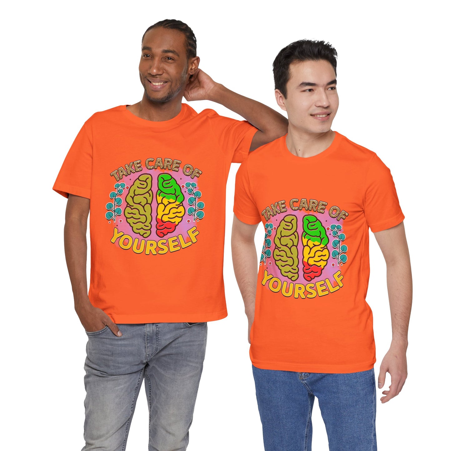 Take Care of Yourself Tee - Unisex Inspirational Jersey Short Sleeve Shirt