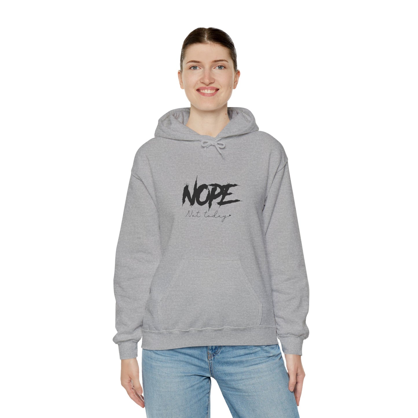 Beach Life Hooded Sweatshirt with NOPE Design - Perfect for Summer Vibes - Modern District