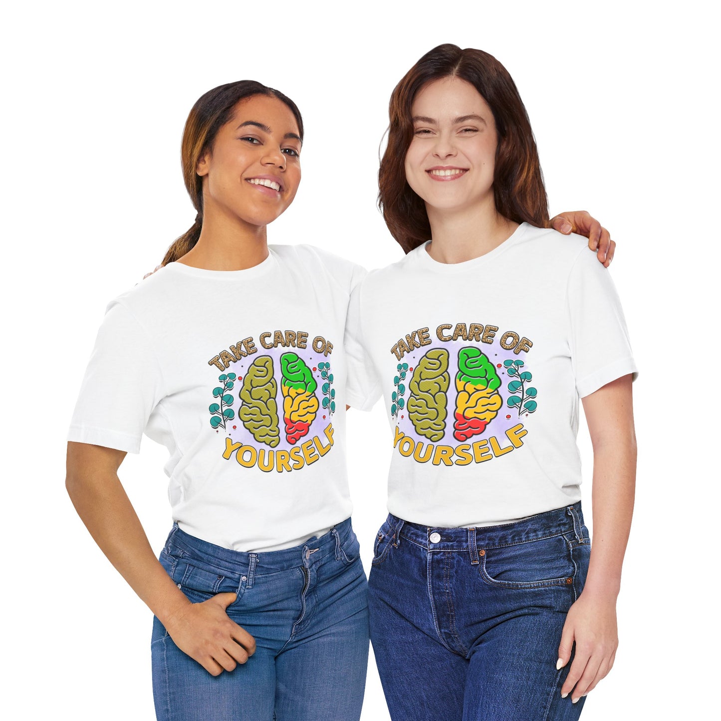 Take Care of Yourself Tee - Unisex Inspirational Jersey Short Sleeve Shirt