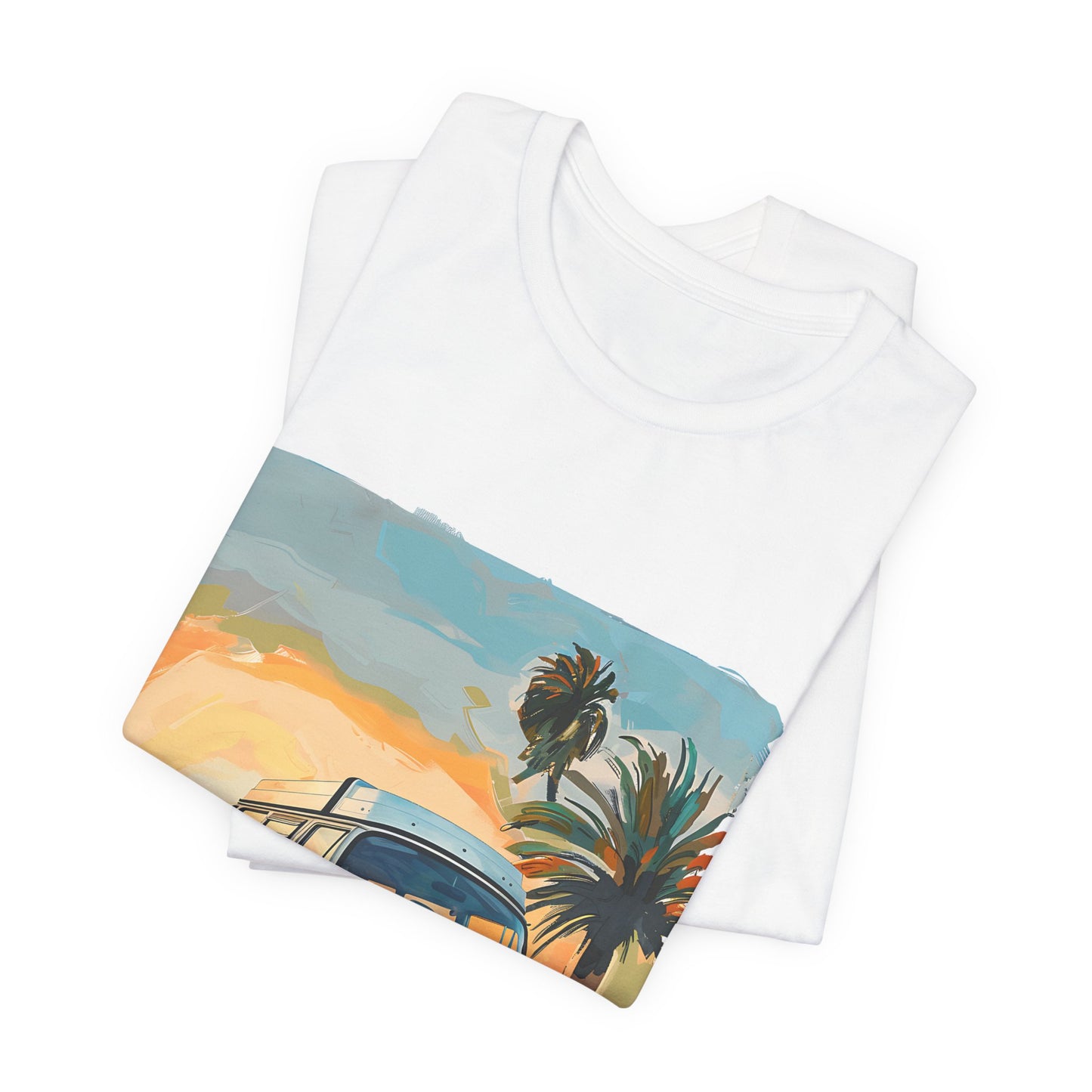 Catch the Sunset Wave Unisex Tee - Vibrant Summer Vibes - Modern District