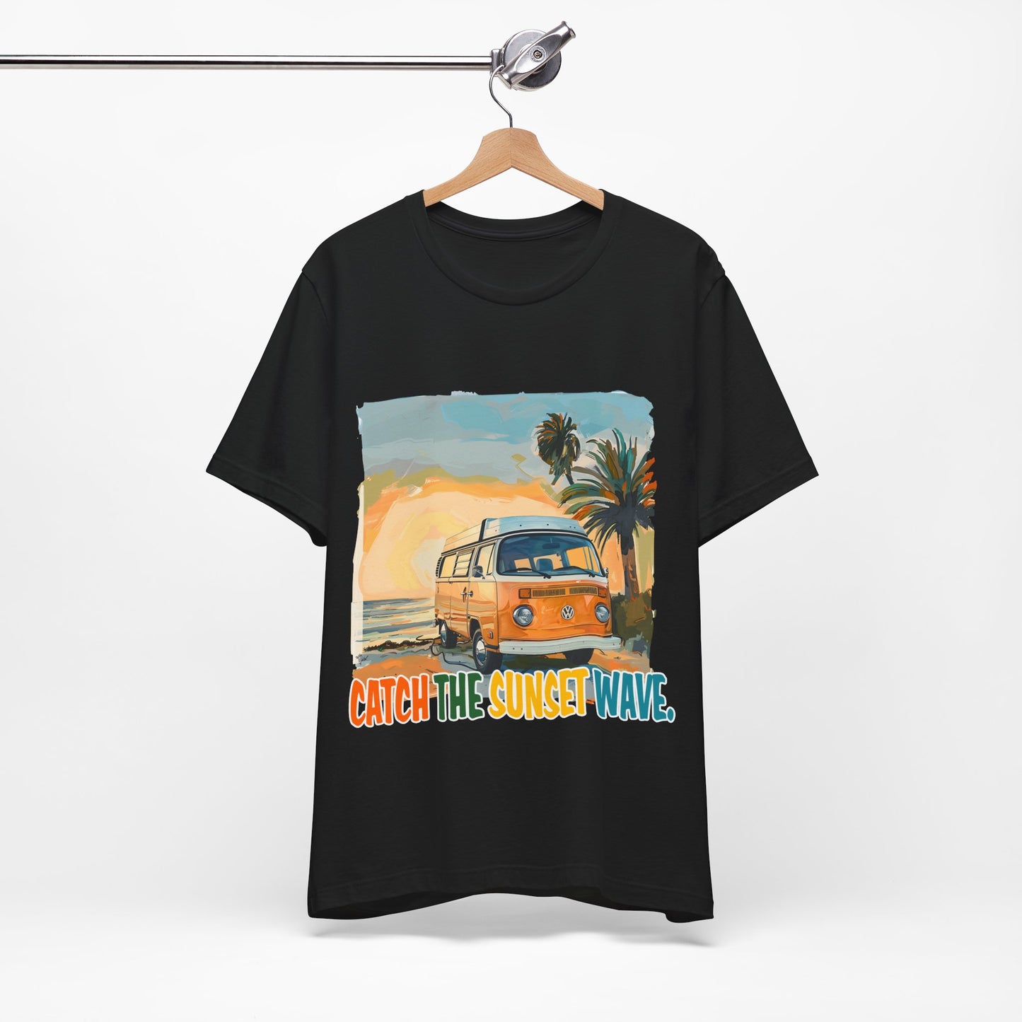 Catch the Sunset Wave Unisex Tee - Vibrant Summer Vibes - Modern District