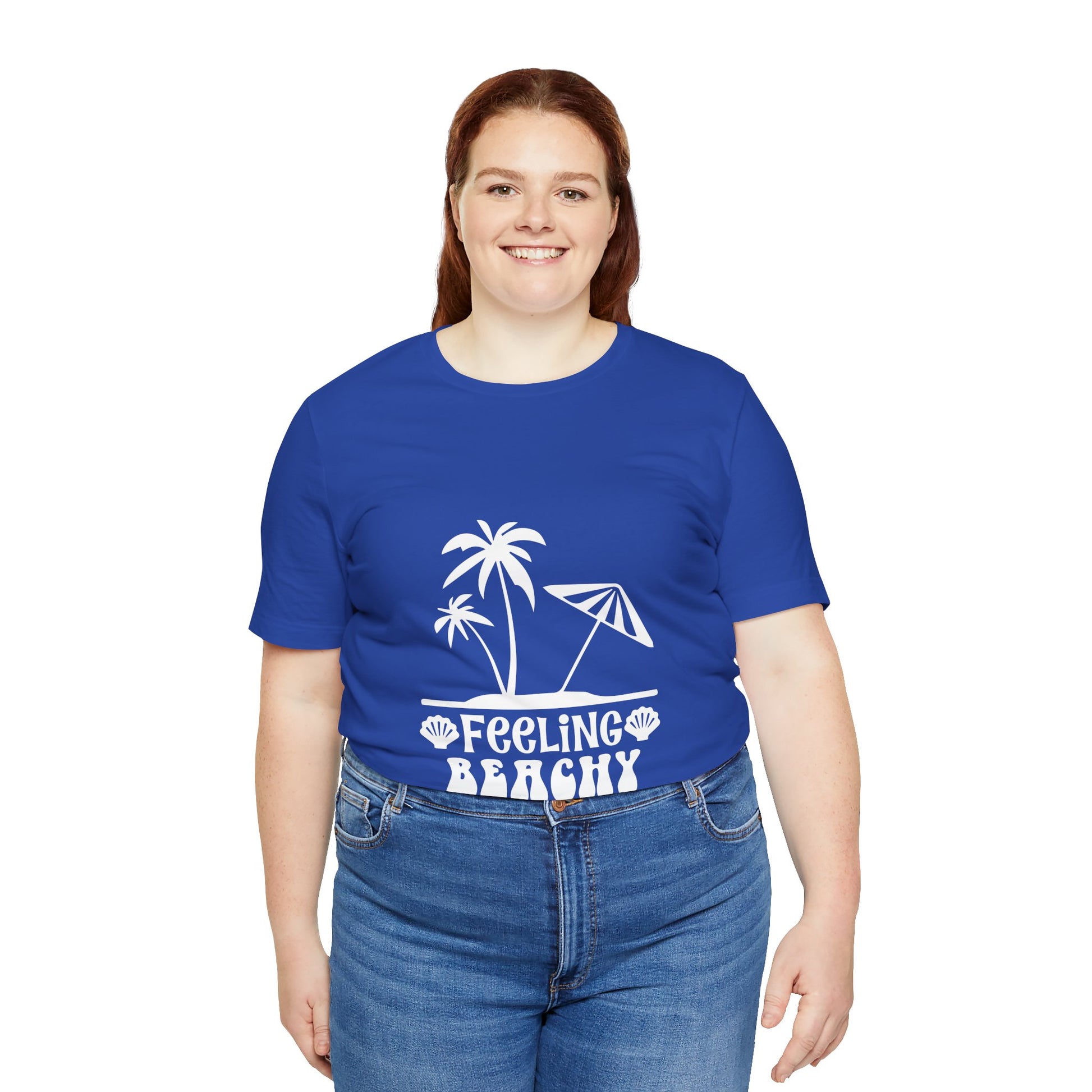 Feeling Beachy Unisex Jersey Short Sleeve Tee - Summer Vibes T-Shirt - Modern District