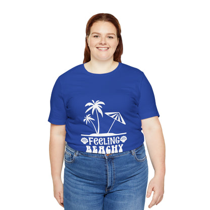 Feeling Beachy Unisex Jersey Short Sleeve Tee - Summer Vibes T-Shirt - Modern District