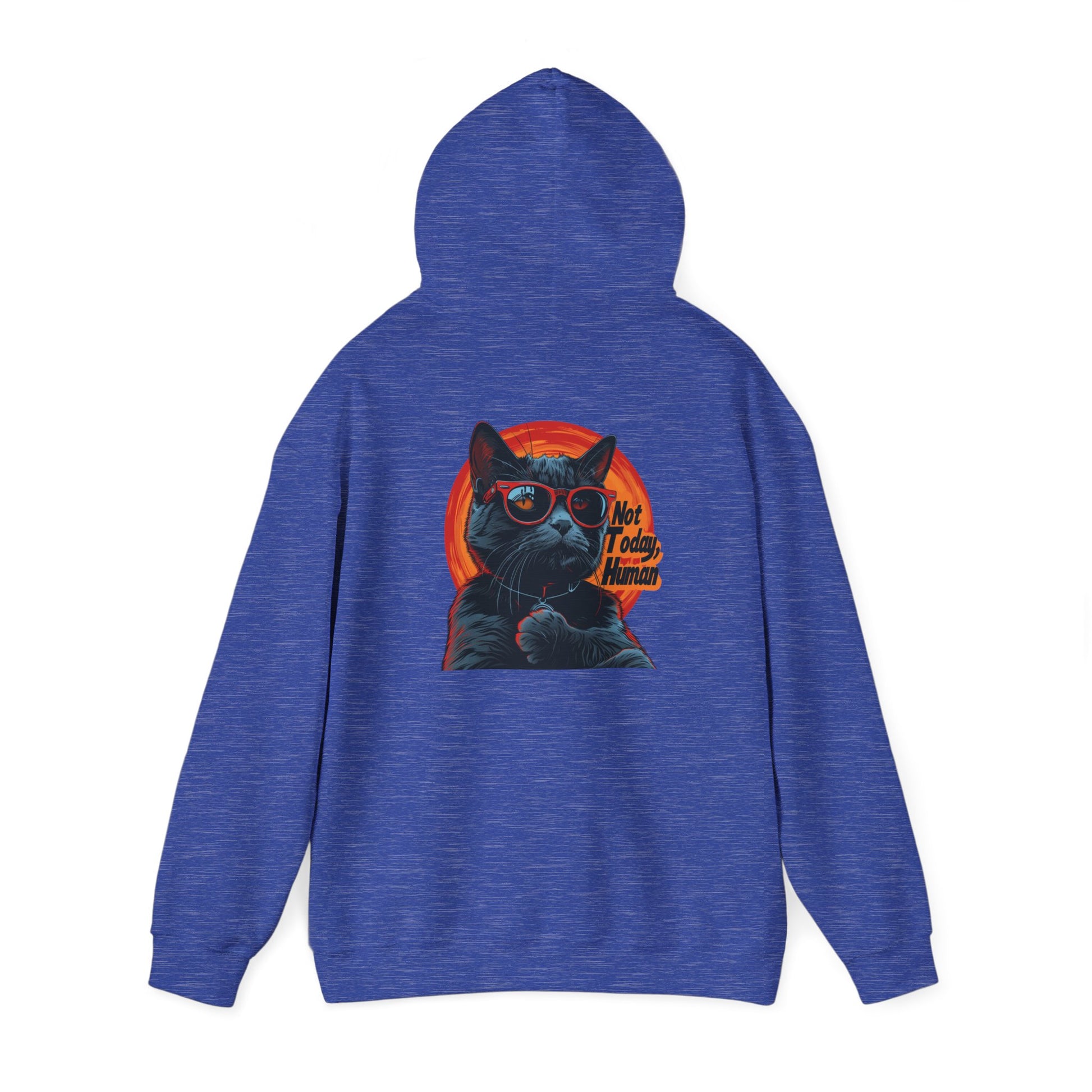 Not Today Human Unisex Hoodie - Funny Cat Design for Chill Days - Modern District