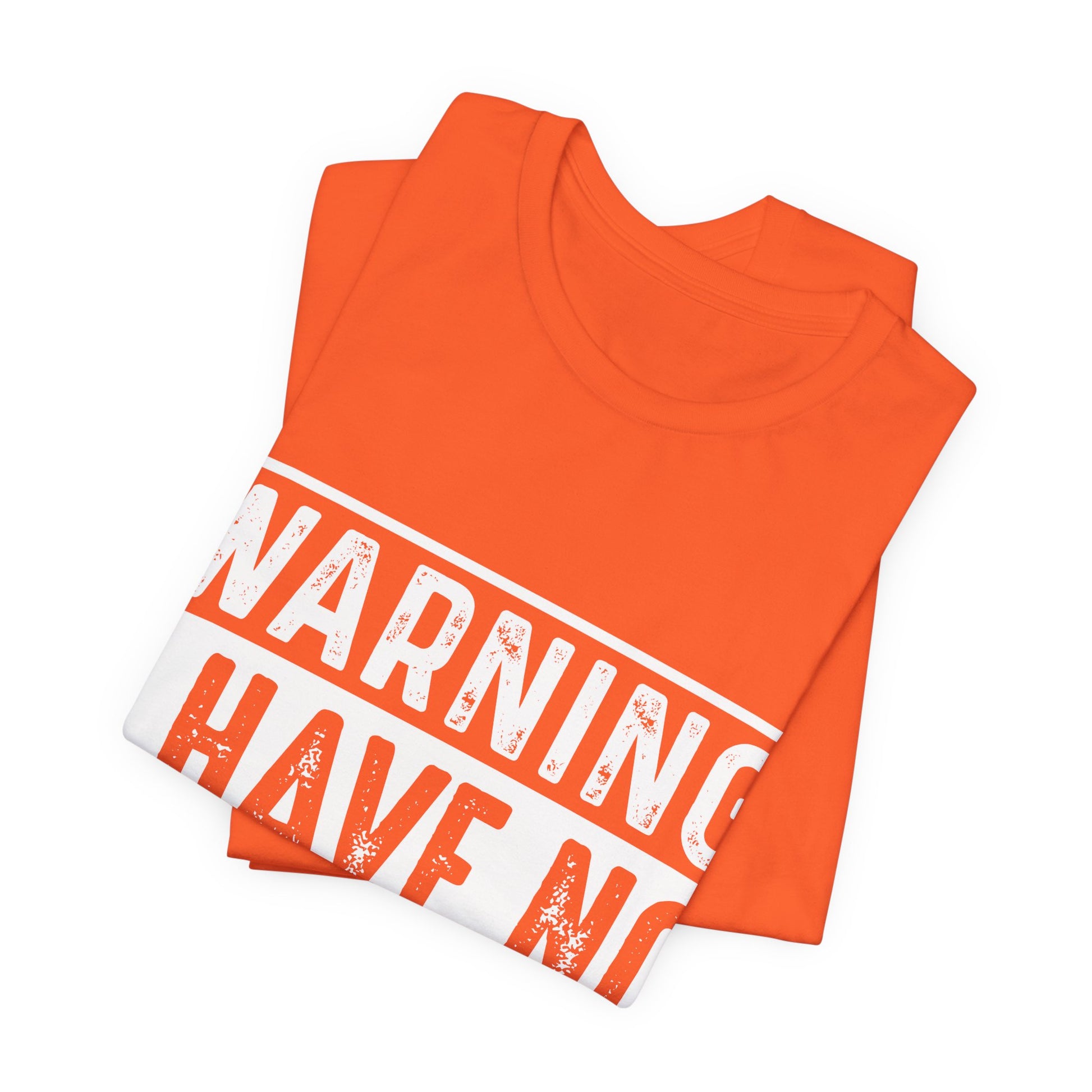 "Warning: I Have No Filter" Unisex Jersey Tee - Fun Statement T-Shirt for Casual Wear - Modern District