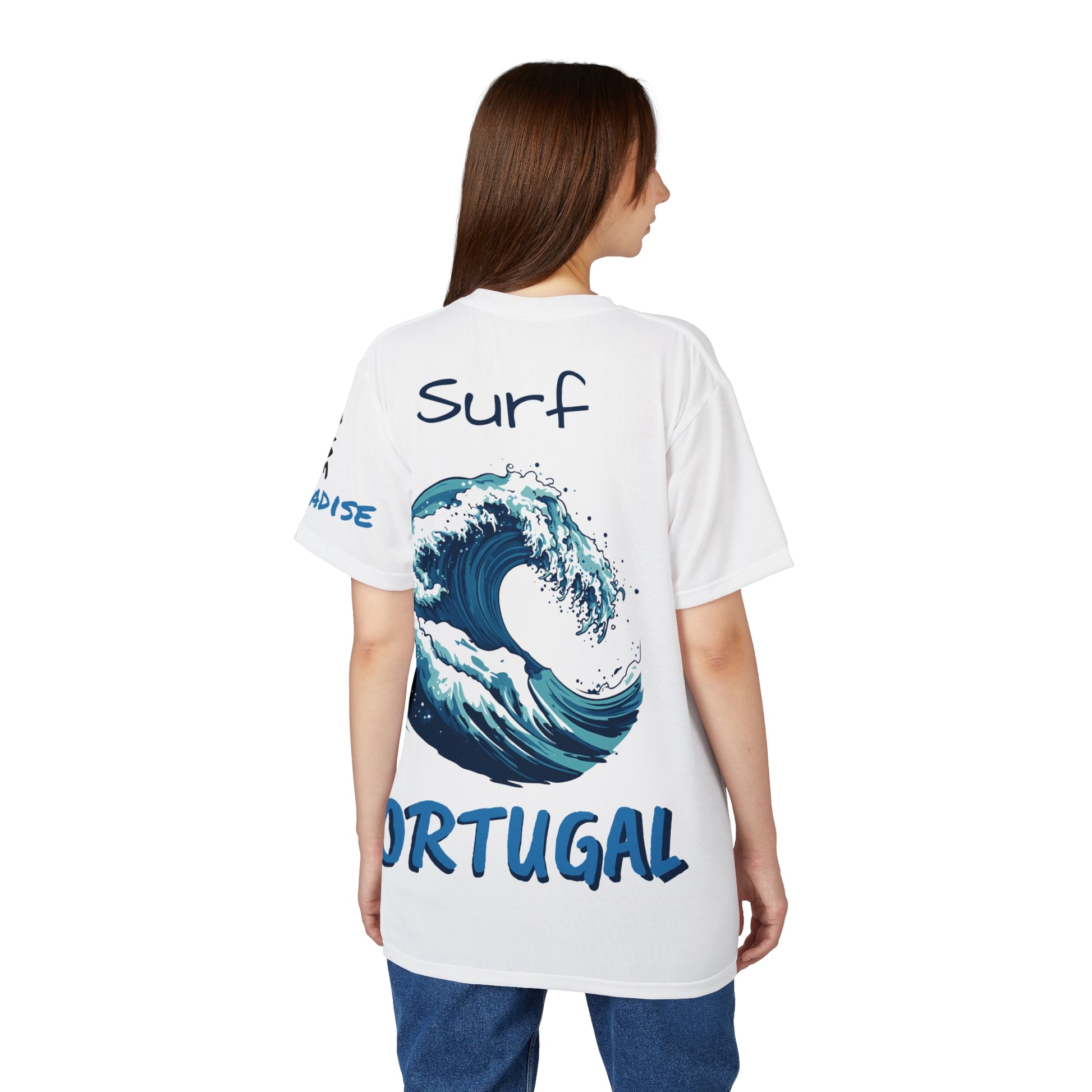 Graphic Tee Surf Portugal Curly Wave Unisex - Modern District