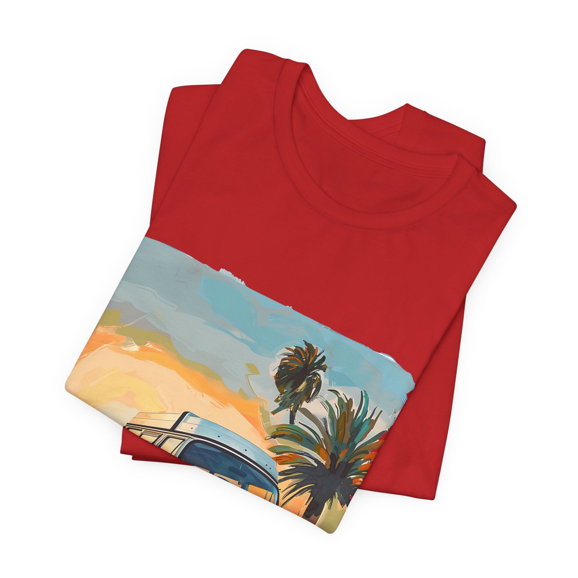 Catch the Sunset Wave Unisex Tee - Vibrant Summer Vibes - Modern District