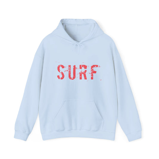 Surf Vibes Unisex Hooded Sweatshirt - Colorful Beach Design