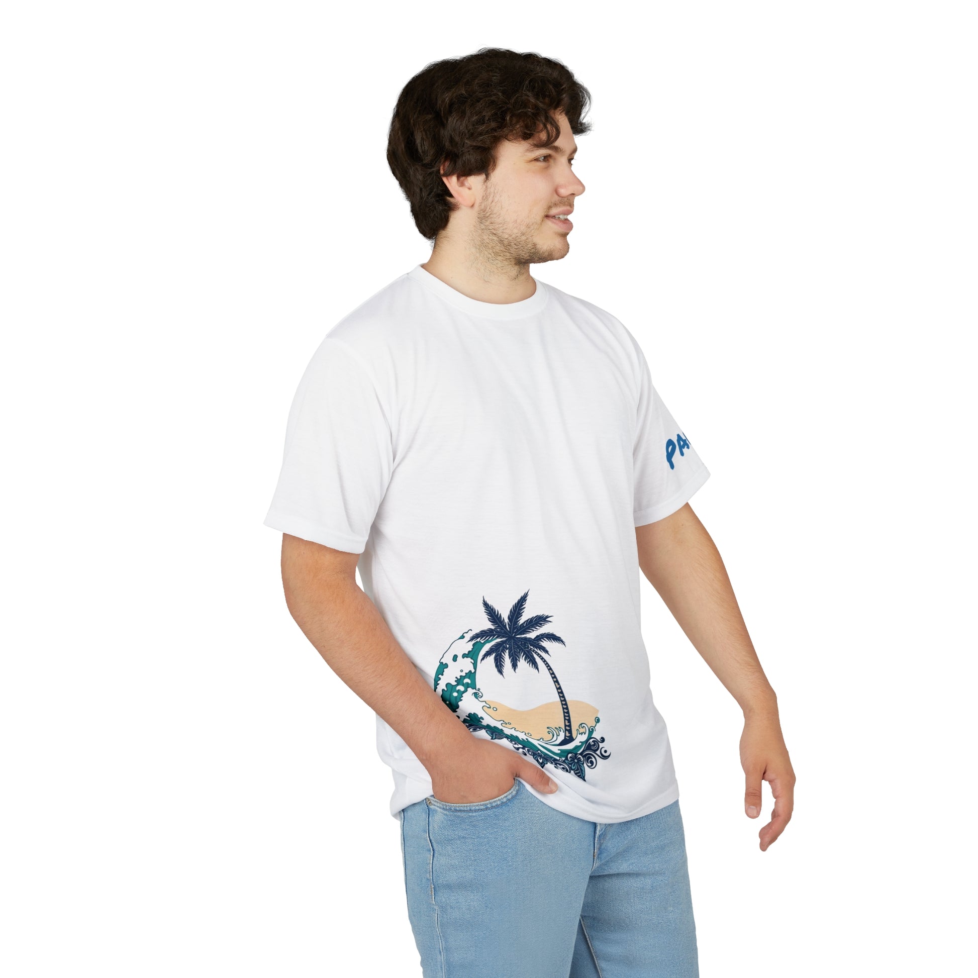 Graphic Tee Surf Portugal Curly Wave Unisex - Modern District