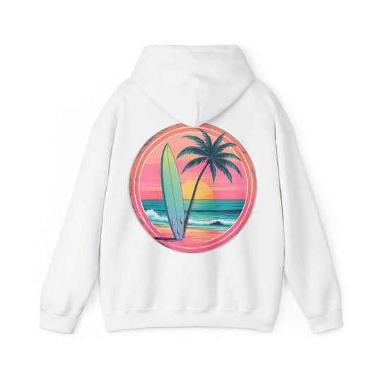 Summer Lovin' Unisex Hoodie with Digital Art Design- Beach Vibes