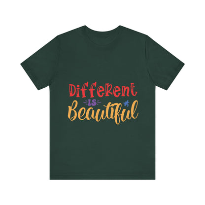 Inspirational Tee - 'Different is Beautiful' - Modern District