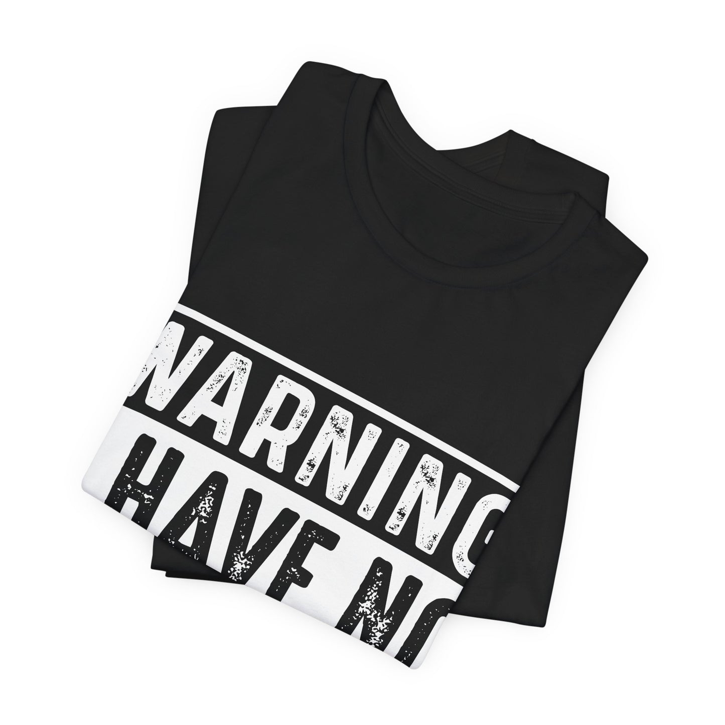 "Warning: I Have No Filter" Unisex Jersey Tee - Fun Statement T-Shirt for Casual Wear - Modern District