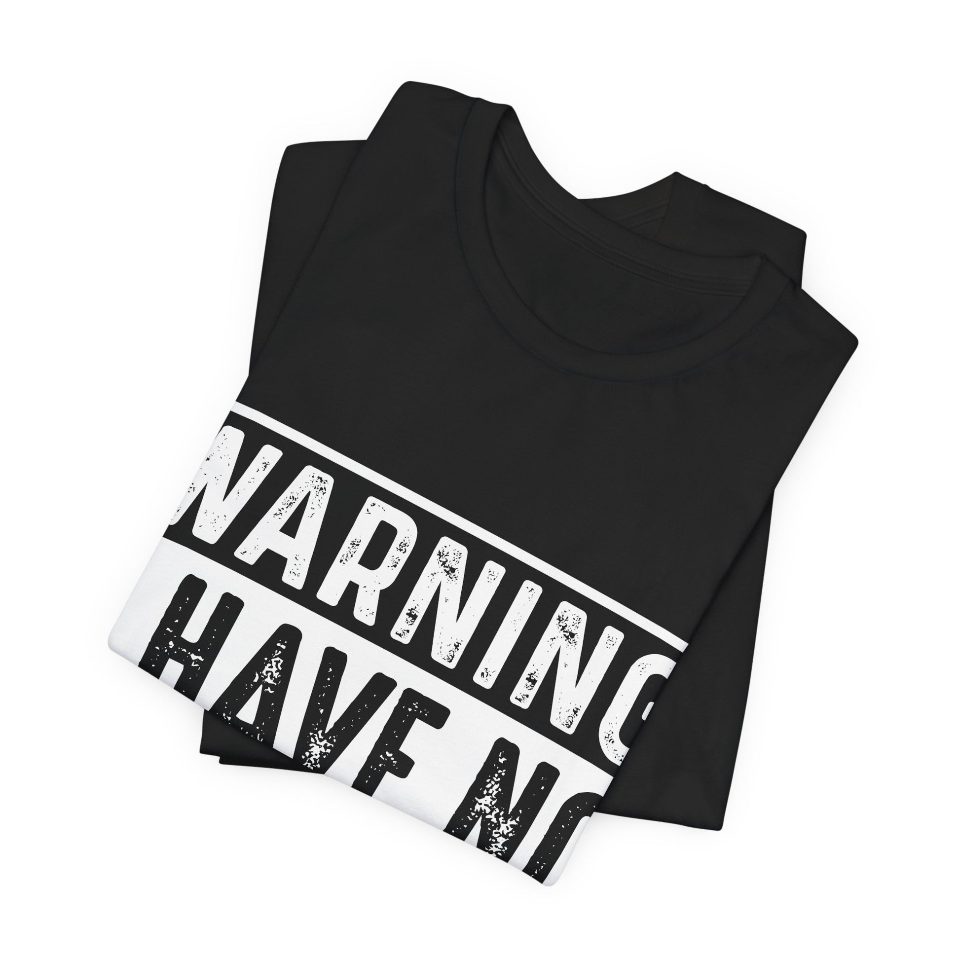 "Warning: I Have No Filter" Unisex Jersey Tee - Fun Statement T-Shirt for Casual Wear - Modern District
