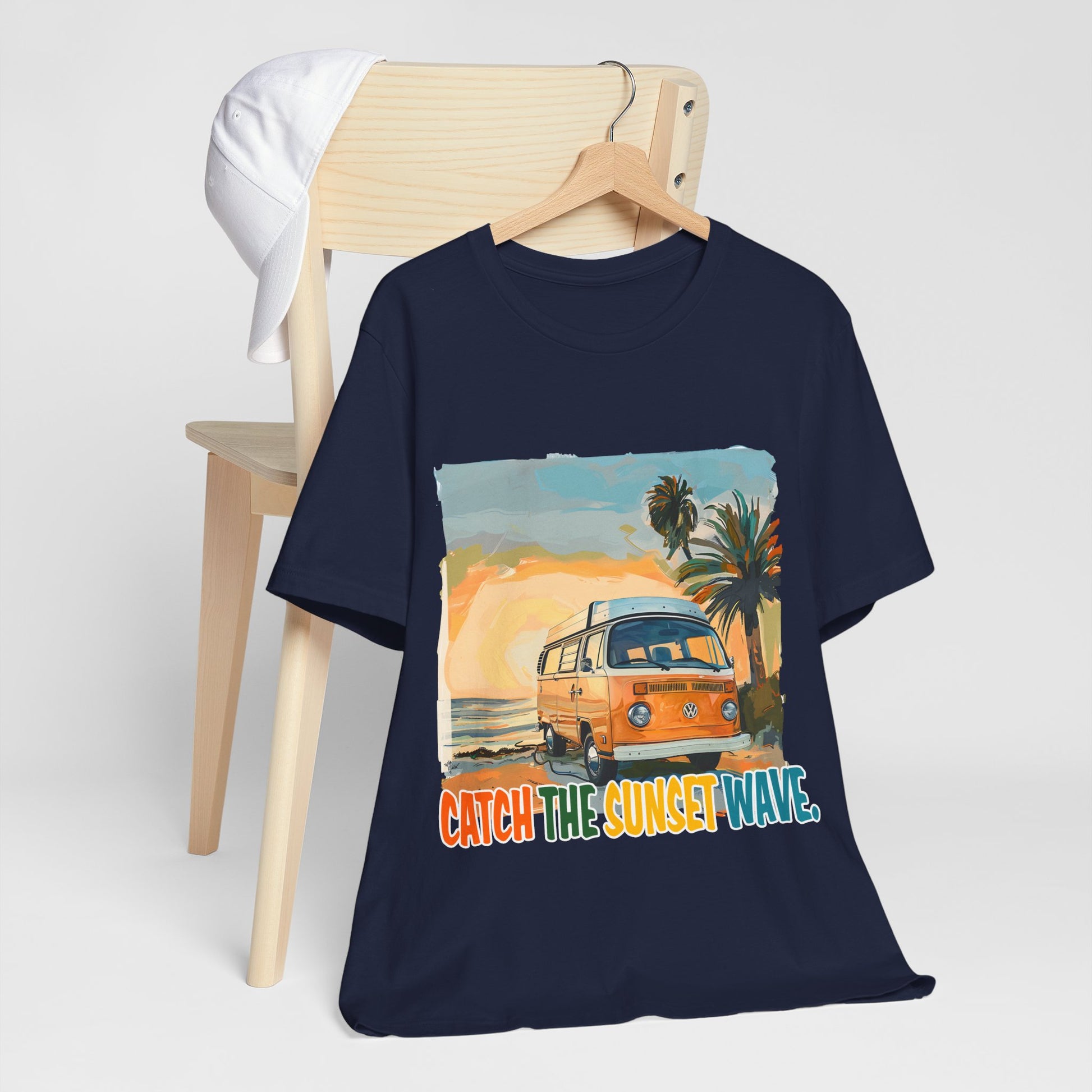 Catch the Sunset Wave Unisex Tee - Vibrant Summer Vibes - Modern District