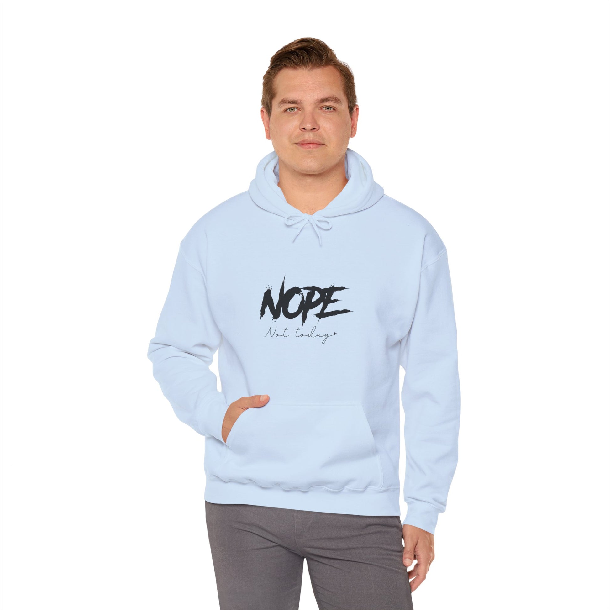 Beach Life Hooded Sweatshirt with NOPE Design - Perfect for Summer Vibes - Modern District