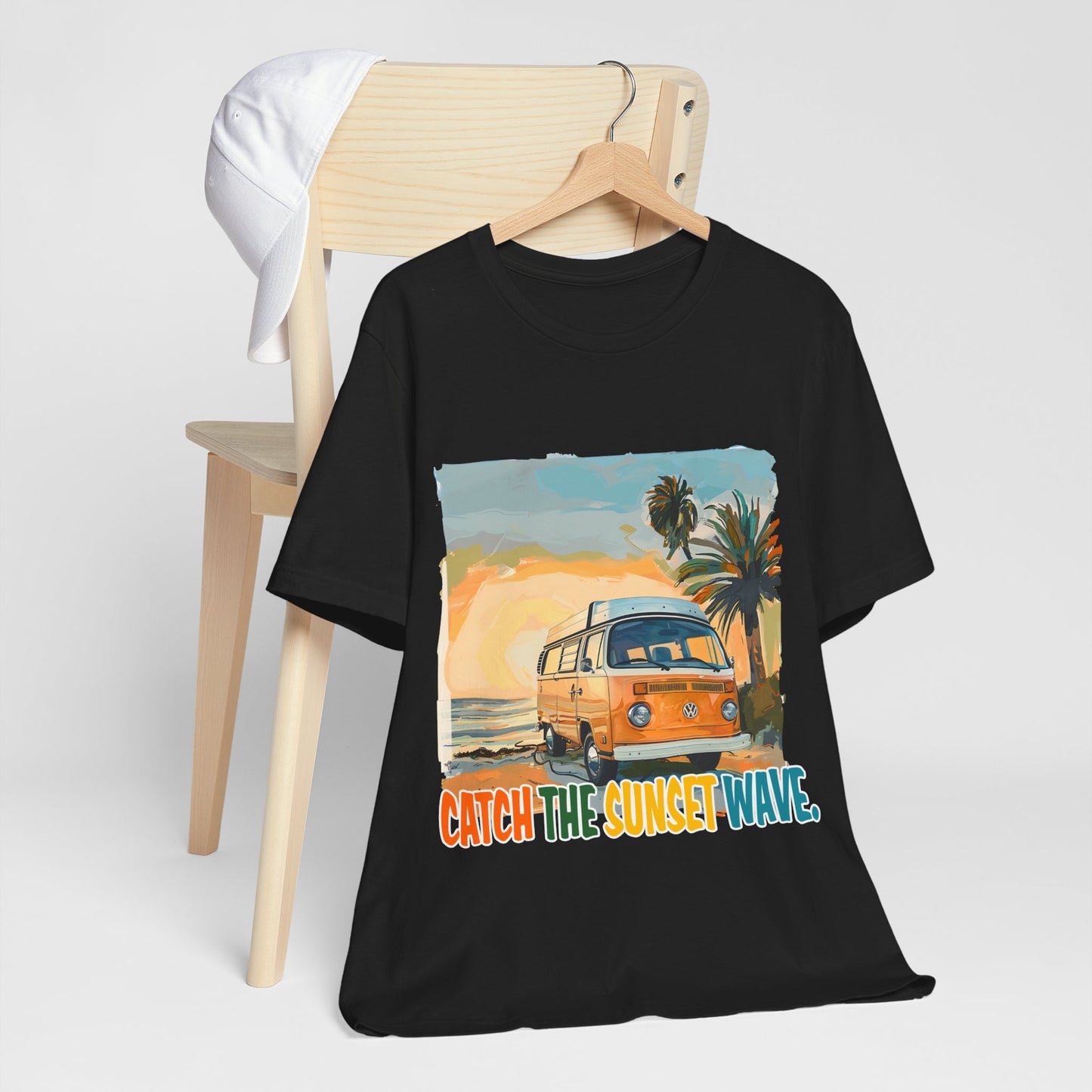 Catch the Sunset Wave Unisex Tee - Vibrant Summer Vibes - Modern District