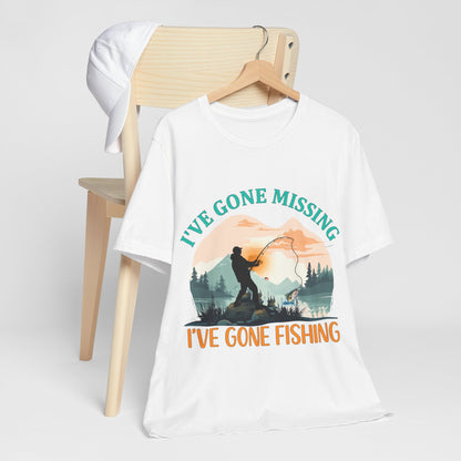 Gone Fishing Tee, Fishing T-Shirt, Outdoor Apparel, Weekend Vibes, Gift for Fisherman, Summer Outfit, Unisex Fishing Shirt