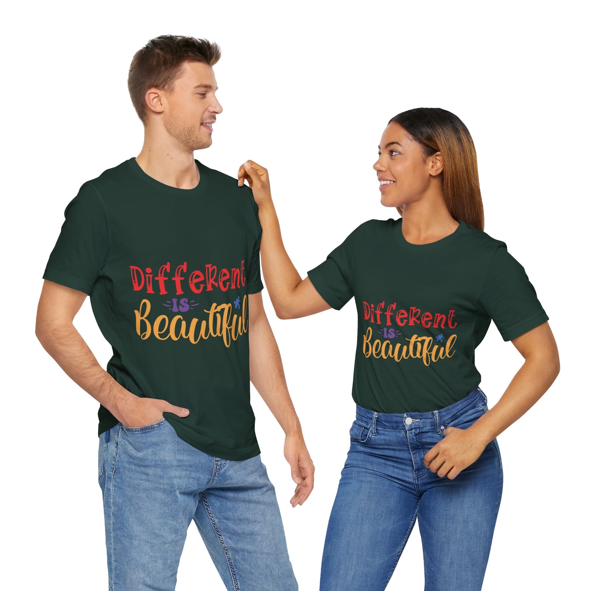 Inspirational Tee - 'Different is Beautiful' - Modern District