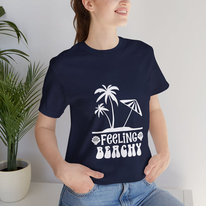Feeling Beachy Unisex Jersey Short Sleeve Tee - Summer Vibes T-Shirt - Modern District